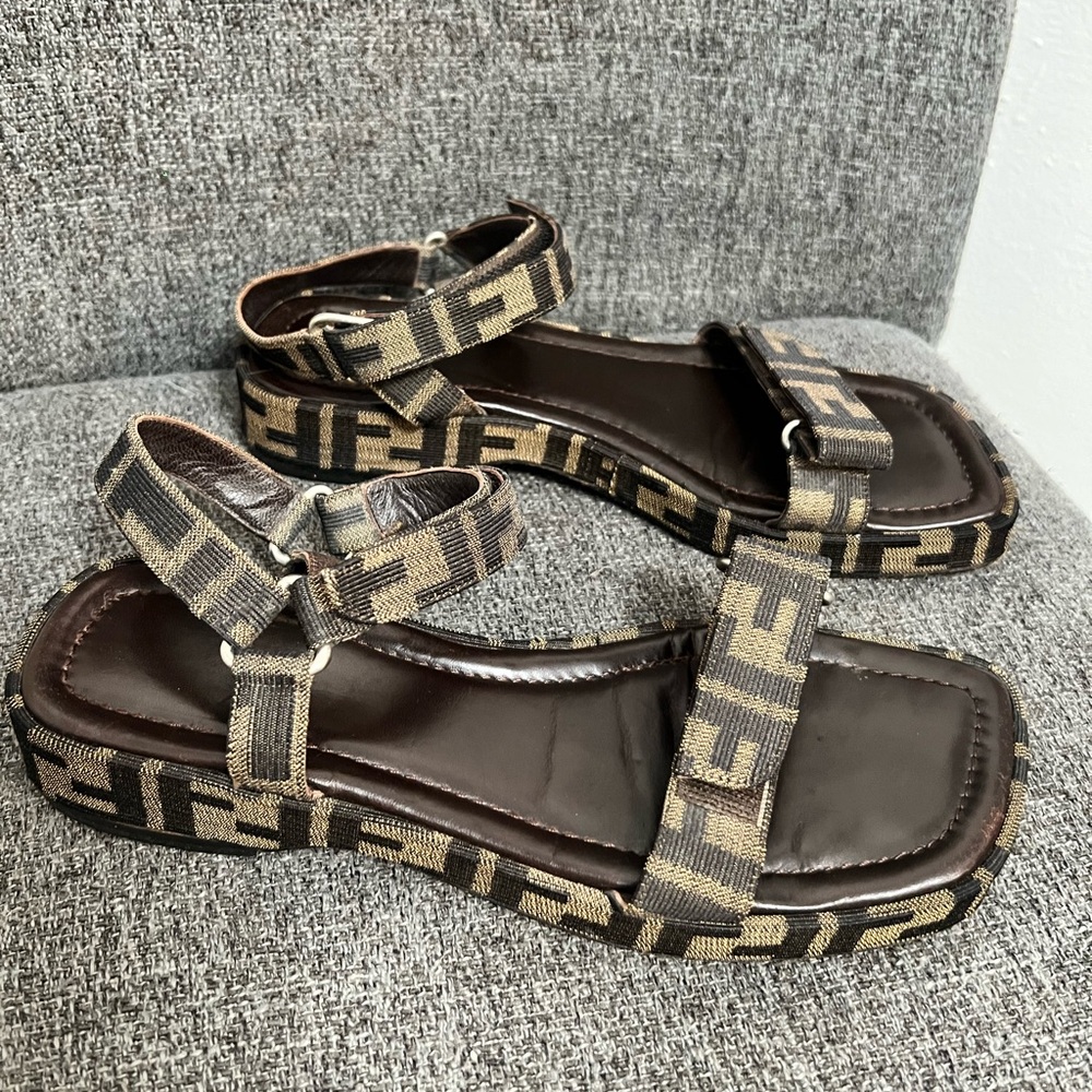 Vintage Zucca Sandals, Fendi????